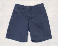 BABY GAP Navy Blue Khakis Chino Shorts Infant Toddler Size 5 EUC 