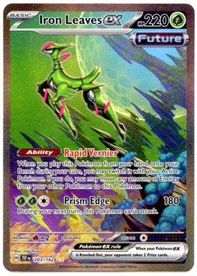 Iron Leaves ex 203/162 Sv05: Temporal Forces Holo NEAR MINT