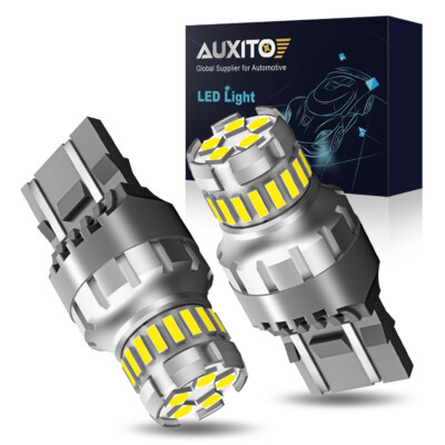 2X 7443 7440 6500K White SMD Chip 23-LED Turn Signal Blinker Corner Lights bulbs