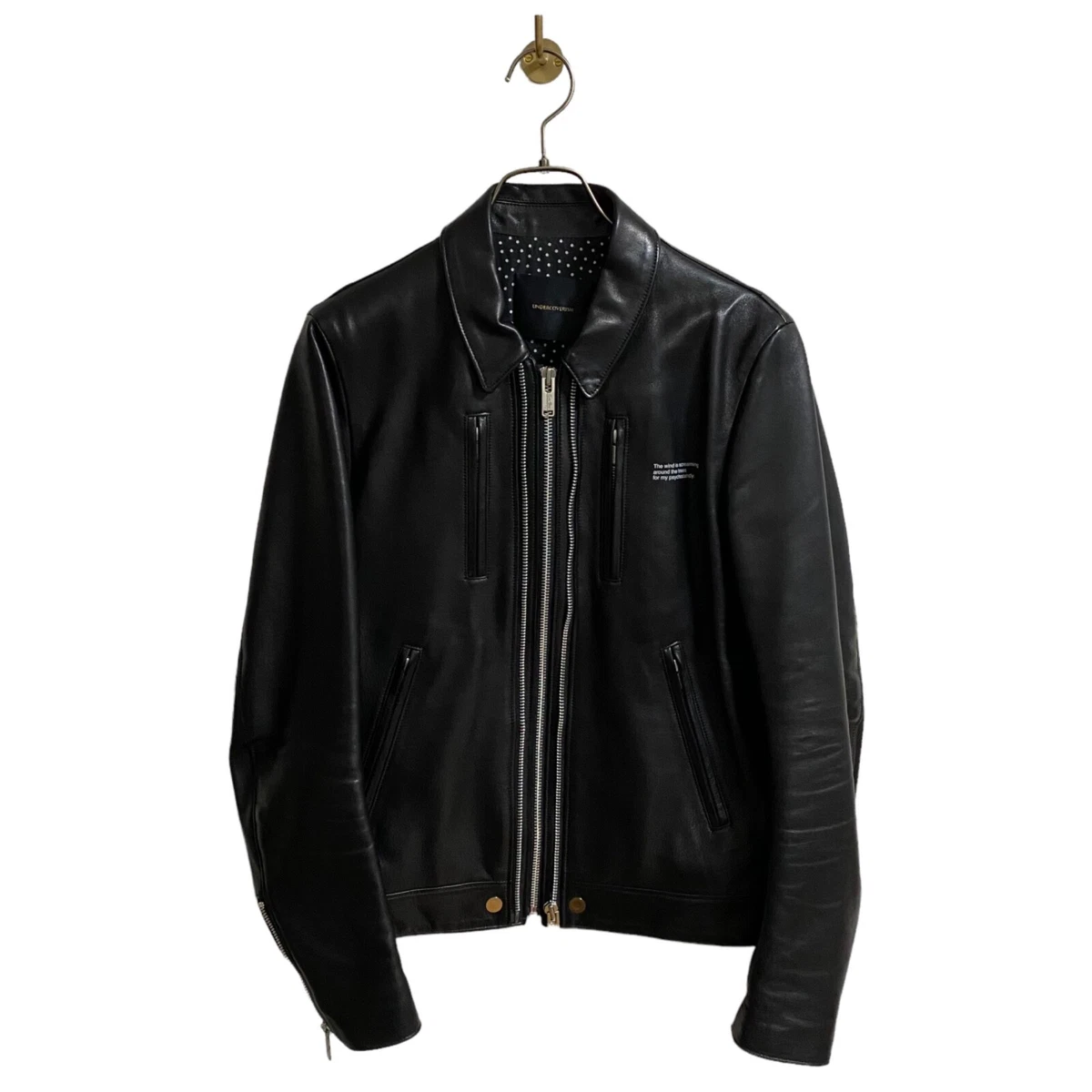 UNDERCOVERISM ブラック レザージャケット サイズ1 Undercoverism Leather Outer Shell Coats, Jackets & Vests for Men