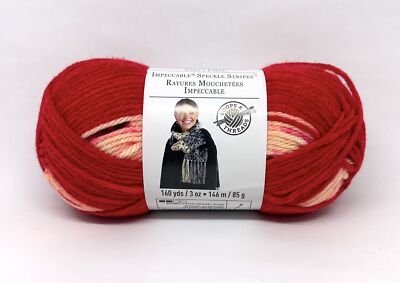 Loops and Threads Impeccable Speckle Stripes Love-Ly Knitting & Crochet Yarn