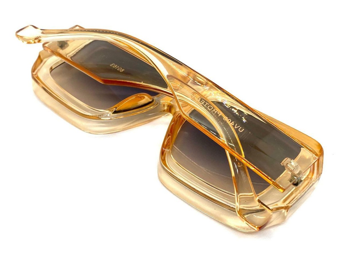 54300 Occhiali Da Sole Vintage In Acetato Quadrato Con Montatura Grande, Cerchio Spesso, Gamba Larga, Per Uomo E Donna, Possono Essere Abbinati A Specchi Ottici - Foto 8