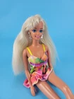 Mattel Vintage 1990s Winter Wedding Tan Barbie Doll Redressed Summer Outfit VG