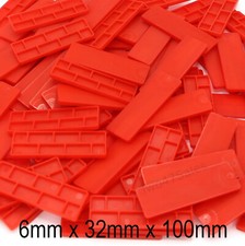 Flat Glazing Packer 32mm plastic mixed Shim window upvc spacer Flooring pvc