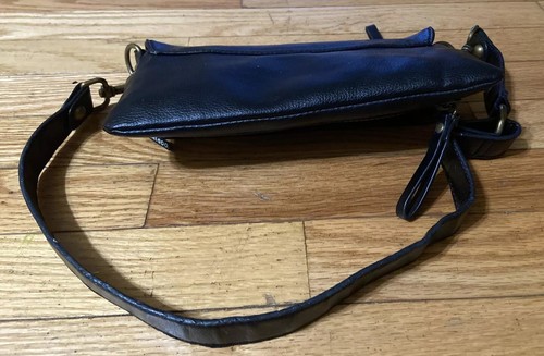 Hollywood Intuition Jaye Hersh Black Convertible Clutch Shoulder Removable Strap - Picture 7 of 8