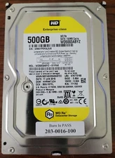 Western Digital Enterprise WD Internal Desktop Hard Drive Model: WD5003ABYZ