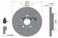 Bremsscheibe Suzuki P. Swift 1.6 06-