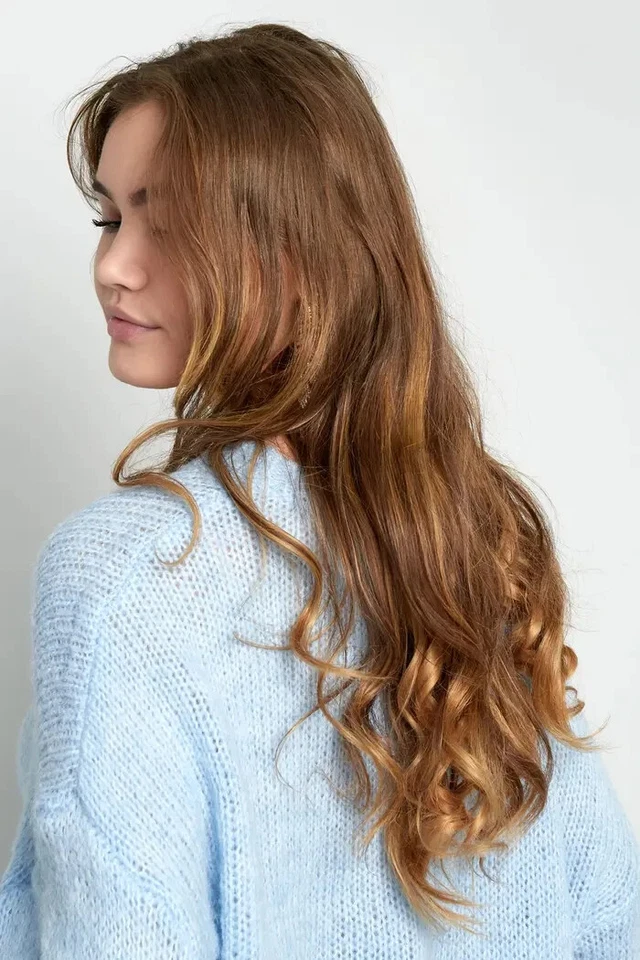 Haar Extensions Clip In Locken Haarverlängerung Kunsthaar Tressen lockig - Bild 2 von 4
