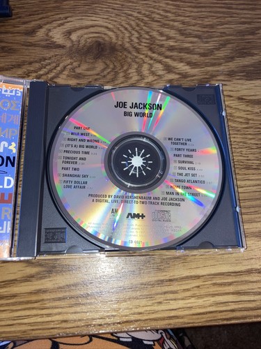 Joe Jackson Big World CD 1986 A&M CD 6021, Made in Japan - Picture 3 of 4
