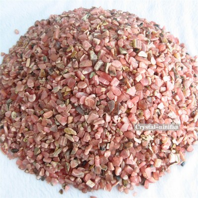 1/2lb Natural Tumbled Rhodochrosite Quartz Gemstone Chips Crystal Bulk Stones