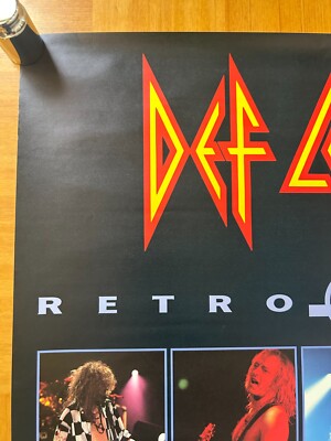 Def Leppard / Retro Active 1993 Japan Original Promo Poster B2