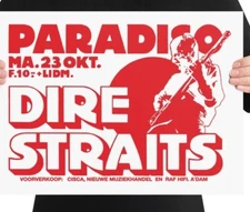 DIRE STRAITS Paradiso Club 1978 Concert Poster***retro***2022**
