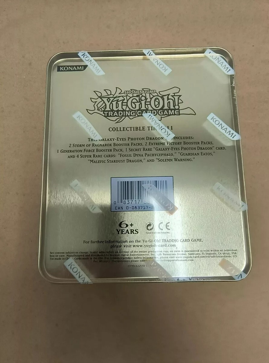 Yu-Gi-Oh! Galaxy-Eyes Photon Dragon Tin Limited Edition (CT08) New & Sealed