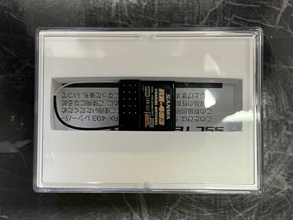 RX-493 Sanwa 4-Channel 2.4GHz Waterproof SSL SUR FH5 Receiver Antenna Japan New - Image 4 of 4