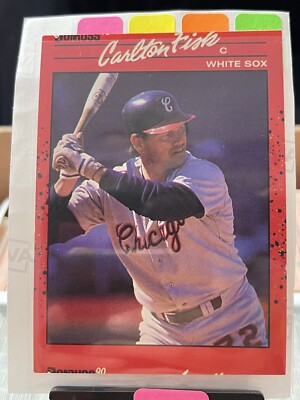 1990 donruss baseball Card Fisk, Clancy, Jackson. RARE MISS CUT ERRORS |  eBay