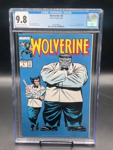 Wolverine #8 (Marvel Comics June 1989) CGC Graded 9.8 White Pages