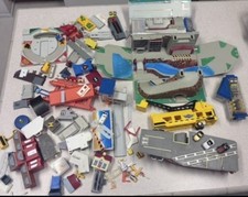 Lot of 1980's Galoob micro machine cars and accessories