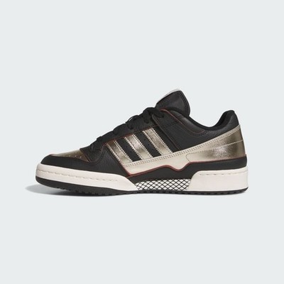 Size 11 - Adidas Forum CL Low Black Cyber Metallic