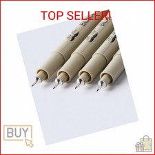 Mr. Pen- Black Fineliners, 0.25mm, 4 Pack, Bible Pens No Bleed, Fine Tip, Ultra