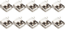 10PCS USB Type A Standard Port Female Soldering Jack Connector USB Socket Jac...