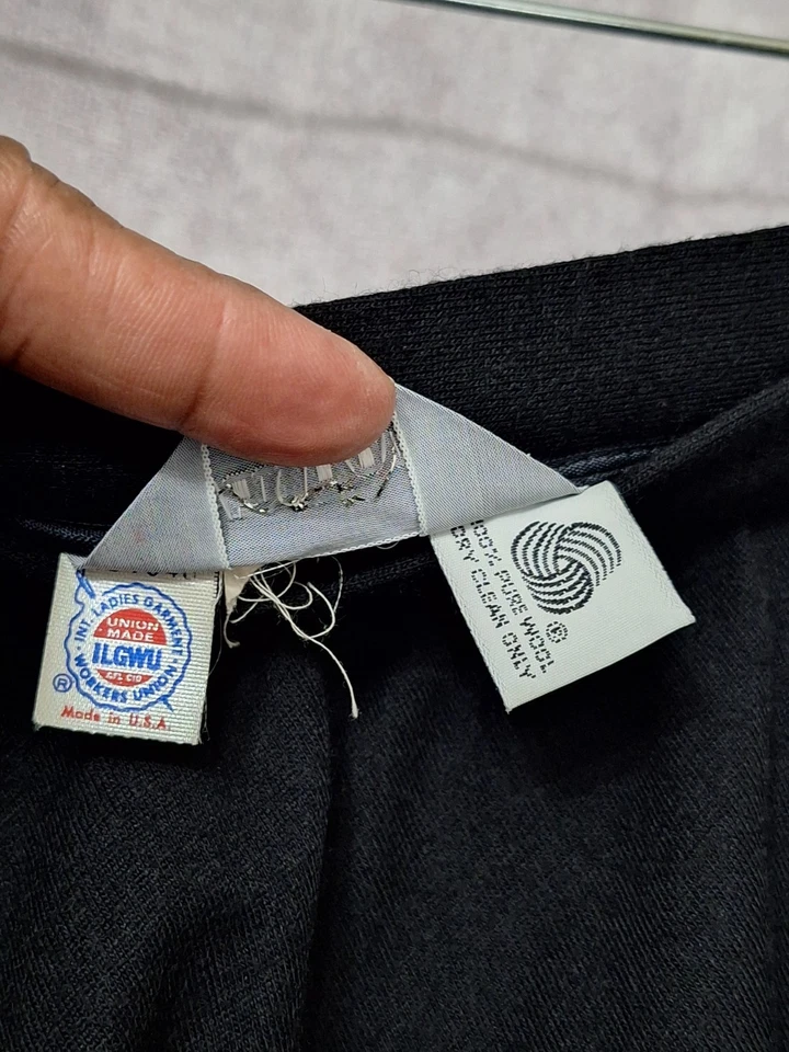 Vtg 70s 80s Intuitions Wool Midi Skirt Sz S/M Whimsigoth Fairy Academia Heritage - Image 4 of 4