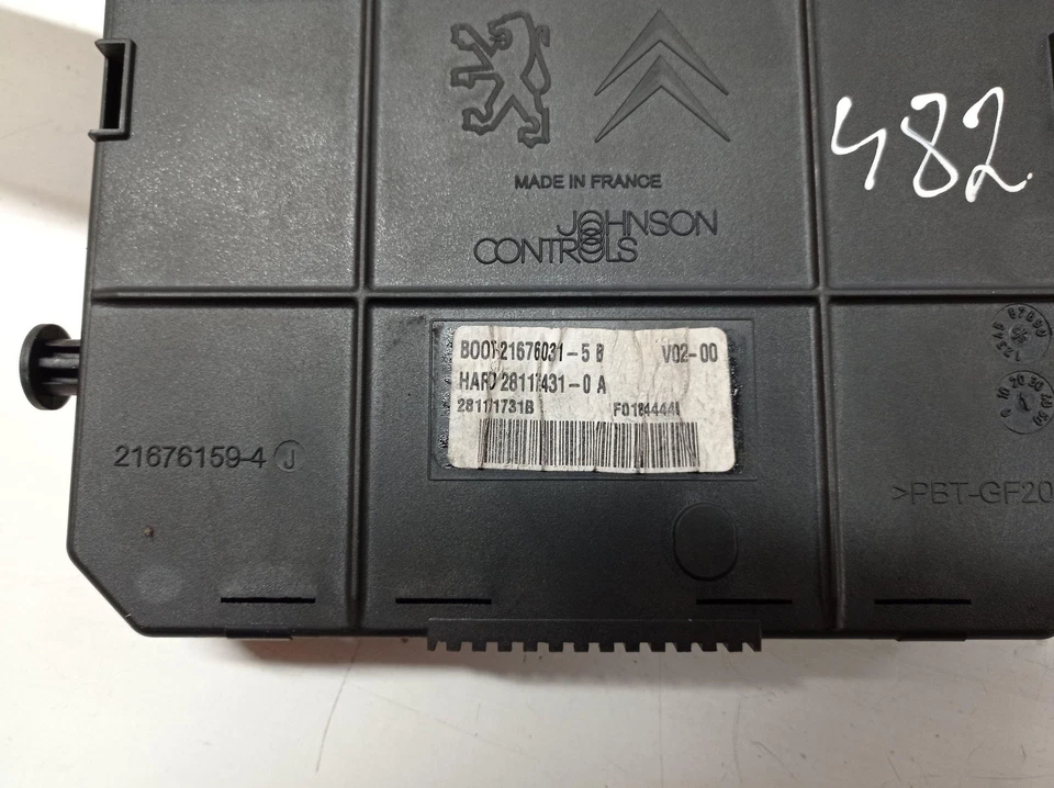 Centralina comfort PEUGEOT 407 SW 6E 9661940180 1.6 Diesel 80kw 2007 28630328 - Immagine 4 di 4