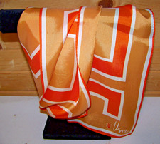 Vintage Vera Neumann 26" x 14" Scarf - Signed - Acetate