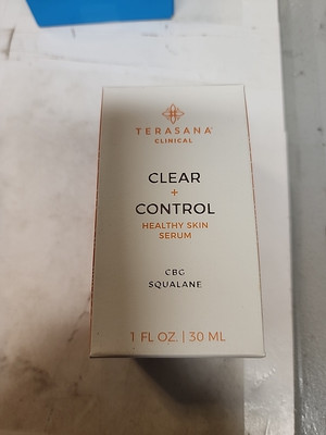 New Terasana Clear + Control Healthy Skin Serum 1 Fl Oz HTF W/Box