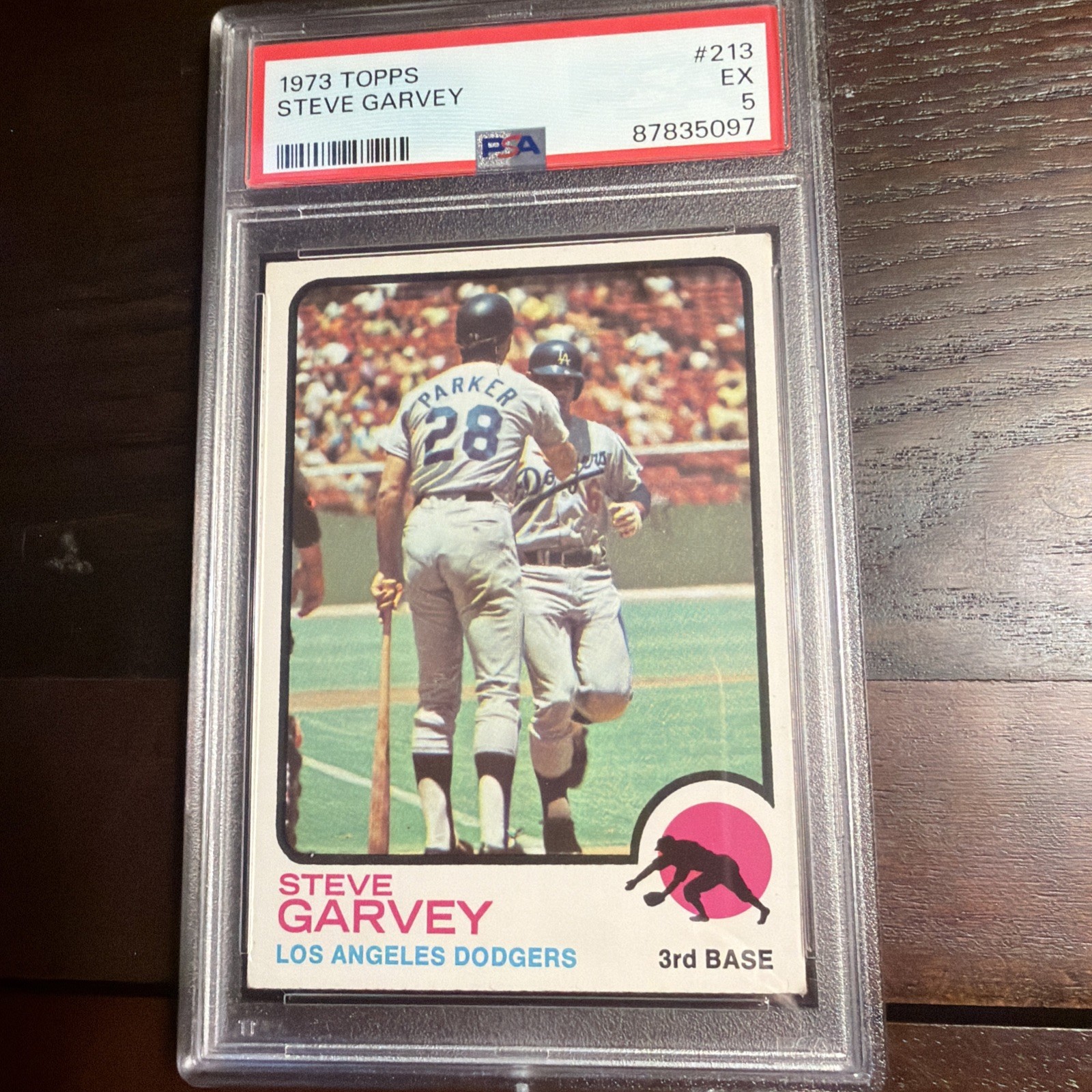 1973 Topps Steve Garvey #213 PSA 5 Excellent Los Angeles Dodgers