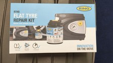 RING Car Puncture Repair Kit - Sealant & Analogue Tyre Inflator Included