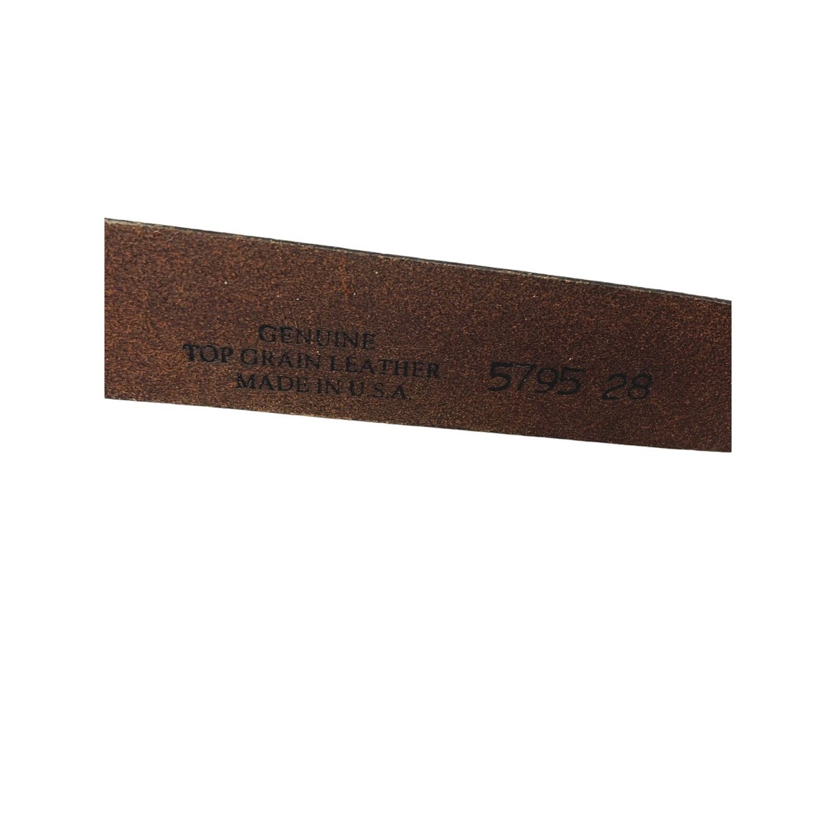 Brown Genuine Top Grain Leather Belt Size 36 | eBay