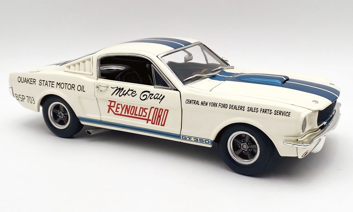 ACME A1801883 1:18 1965 SHELBY GT350 (REYNOLDS FORD) DIECAST RACE