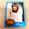 1977 Topps Star Wars Card #1 LUKE SKYWALKER MARK HAMILL NON 