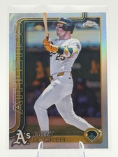 Brent Rooker 2025 Topps Chrome Refractors Athletics