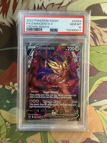 Zamazenta V GG54/GG70 Crown Zenith: Galarian Gallery PSA 10 Pokémon