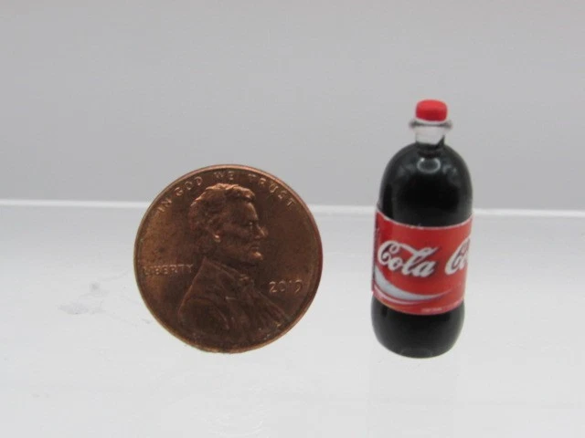 CINDI'S MINIS Dollhouse Miniature Replica Litre Bottle of Cola Soda G100