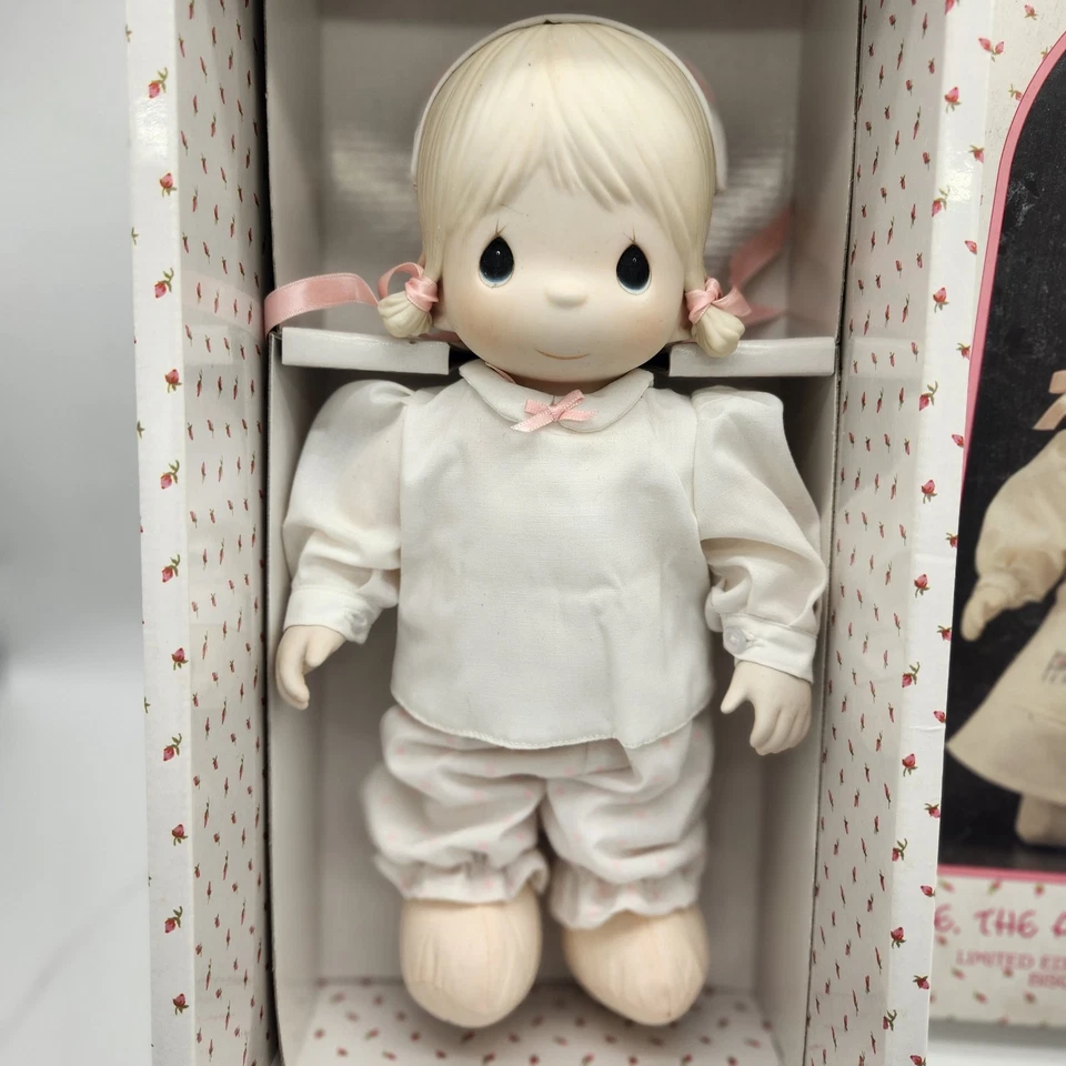 Precious Moments Angie The Angel Of Mercy Nurse 13" Porcelain/Plush Doll w/Stand - Image 2 of 4