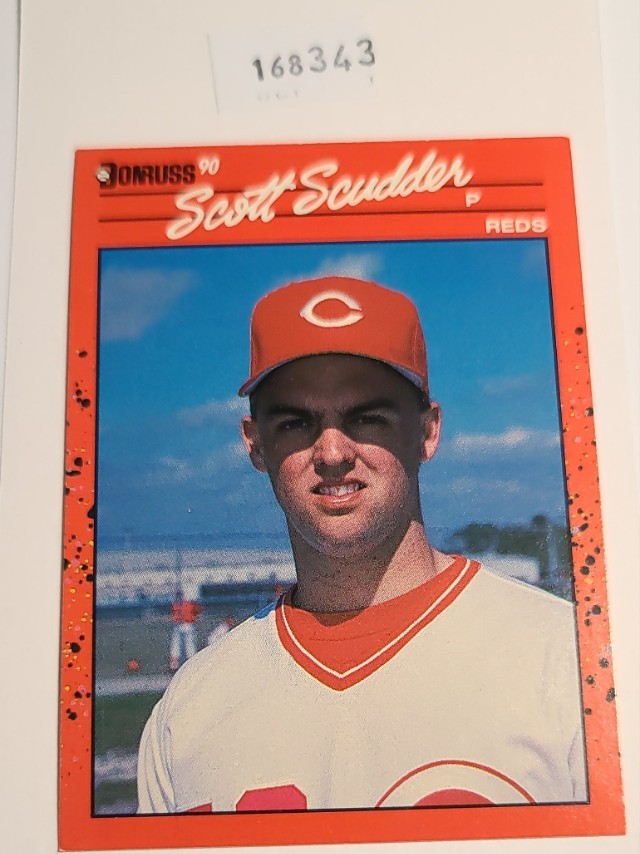 1990 Donruss Scott Scudder Cincinnati Reds #435