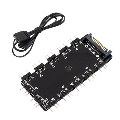 ARGB Splitter 5V 3Pin mit Verlängerungskabel Computer Motherboard Sync