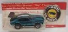 Hot Wheels Redline  Hong Kong Aqua Mighty Maverick.Cut Card, W/Button