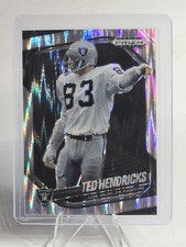 2025 Panini Prizm Black Skewed Prizm Ted Hendricks #113 Raiders /249 Football
