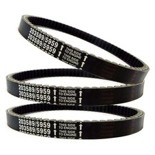 3x For Drive Belt Coleman Powersports KT196 Go Kart Buggy 4 Wheelers 196cc 6.5hp