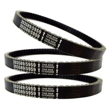 3x For Drive Belt Coleman Powersports KT196 Go Kart Buggy 4 Wheelers 196cc 6.5hp