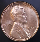 1935 S LINCOLN CENT FRESH FROM ORIGINAL COLLECTION | LOT BB-471