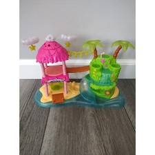 Hatchimals CollEGGtibles Tropical Party Island Playset Lights and Sound WORKS 