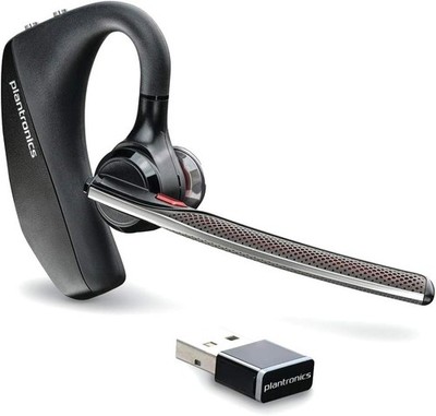 Poly Voyager 5200 UC USB-A Bluetooth Headset Ladeetui BT Dongle Office Call