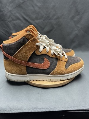 Men s Nike Dunk High PRM Dark Russet - Size 9M
