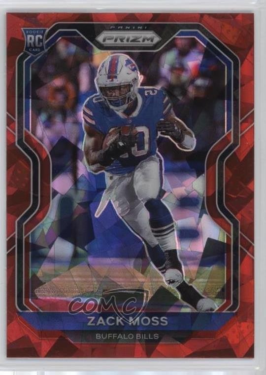 2020 Panini Prizm Rookie Red Ice Prizm Zack Moss #311 0nr3
