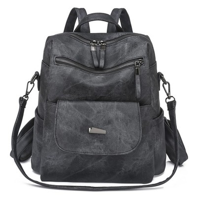 Frauen Rucksack Wasserdicht AntiDiebstahl Leichtgewicht PU Mode Reisen Mehrzw...