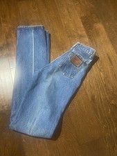  RARE  VTG 80s Levis Orange Tab Jeans Womens Size 00 23/34 Straight Leg USA
